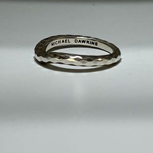 Sterling Silver Michael Dawkins Ring